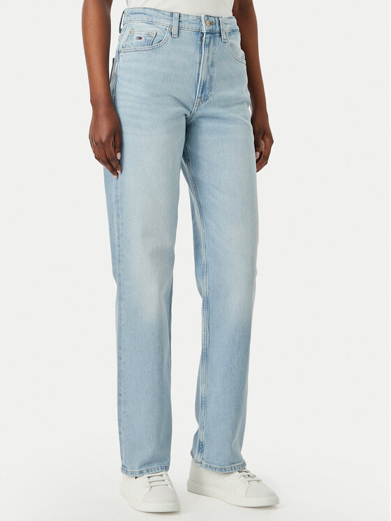 Tommy Jeans Tommy Jeans Jeansy Layla DW0DW23018 Světle modrá Straight Fit