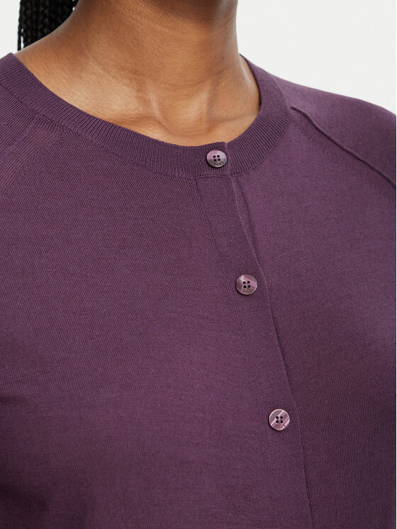 BOSS BOSS Kardigan Fonami  50545031 Fioletowy Regular Fit