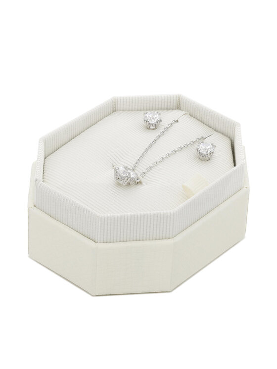 Swarovski Swarovski Zestaw naszyjnik i kolczyki Constella 5647663 Srebrny