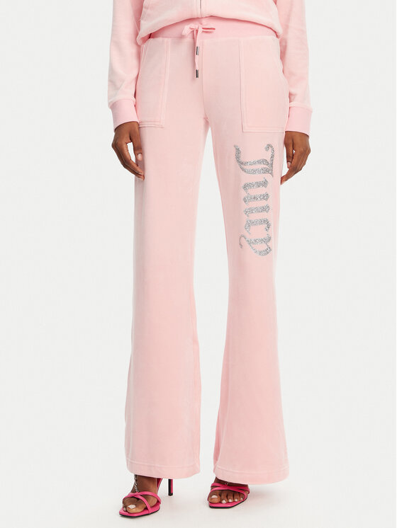 Juicy Couture Juicy Couture Teplákové kalhoty Layla JCBBJ125806 Růžová Regular Fit