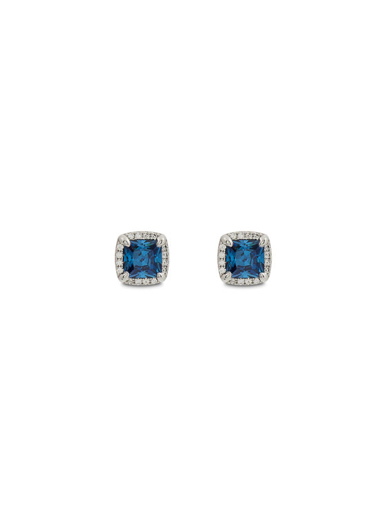 ICED STUFF ICED STUFF Orecchini Blue Princess Oro bianco
