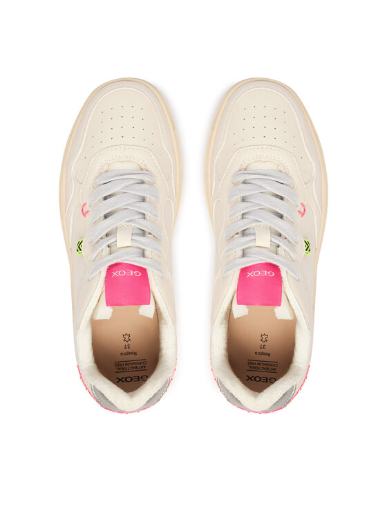 Geox Geox Sneakersy J Lestrella Girl J56NLC 000BC C1M1W D Écru