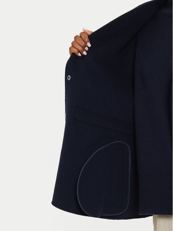 Weekend Max Mara Weekend Max Mara Vuneni kaput Gennaio 2425086021 Tamnoplava Regular Fit