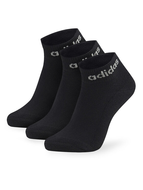 adidas Súprava 3 párov kotníkových ponožiek unisex 3-Pack IC1303 Čierna