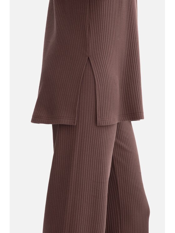 BeWear BeWear Bluzka b301 Brązowy Baggy Fit