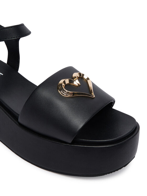 LOVE MOSCHINO LOVE MOSCHINO Sandály JA16127I0OIA0000 Černá