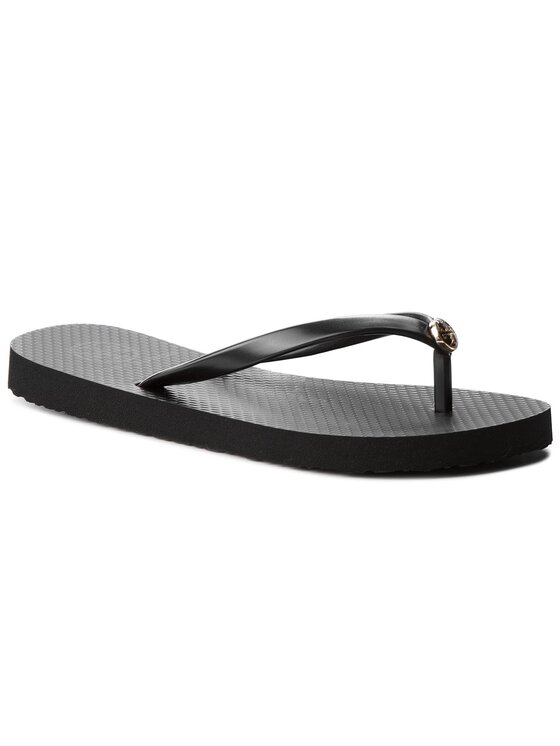 Tory Burch Tory Burch Čības uz pirksta Thin Flip Flop 50008666 Melns