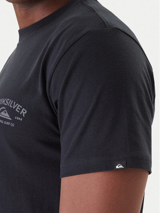 Quiksilver Quiksilver T-Shirt Anchor EQYZT08178 Czarny Regular Fit