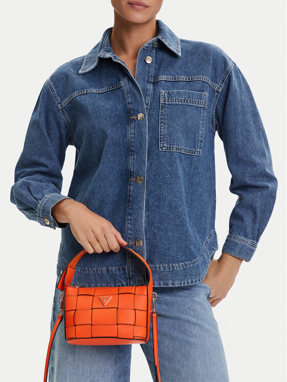 Guess Guess Torebka Maylee Mini HWWG96 61720 Pomarańczowy