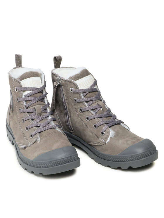Palladium Palladium Turistická obuv Pampa Hi Zip Wl 95982-055-M Šedá