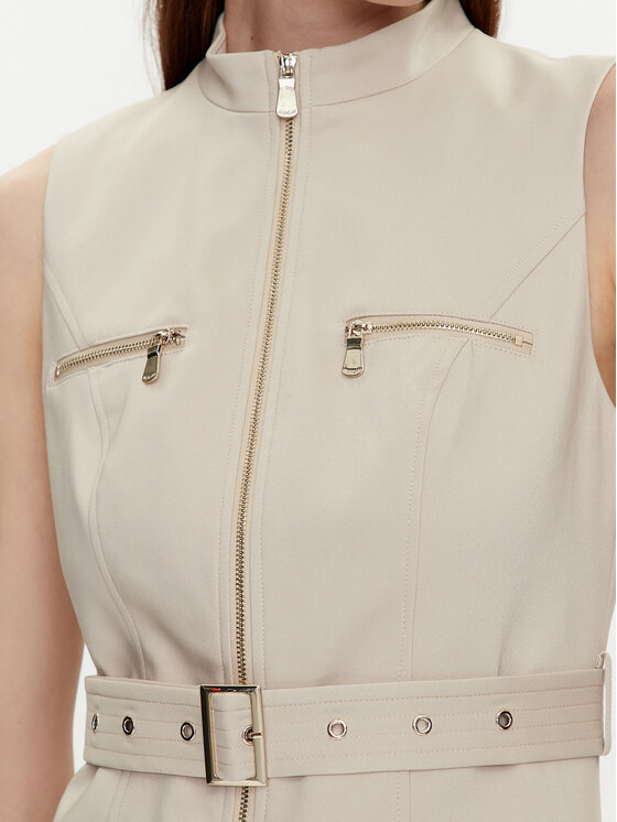 Morgan Morgan Igapäevane kleit 241-ROMEA Beež Slim Fit