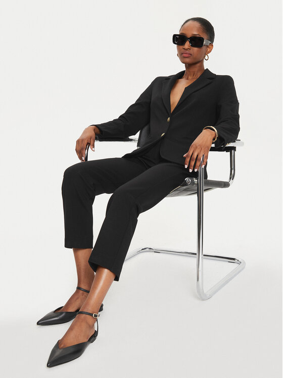 Marella Marella Čino bikses Gemma 2423786054 Melns Slim Fit