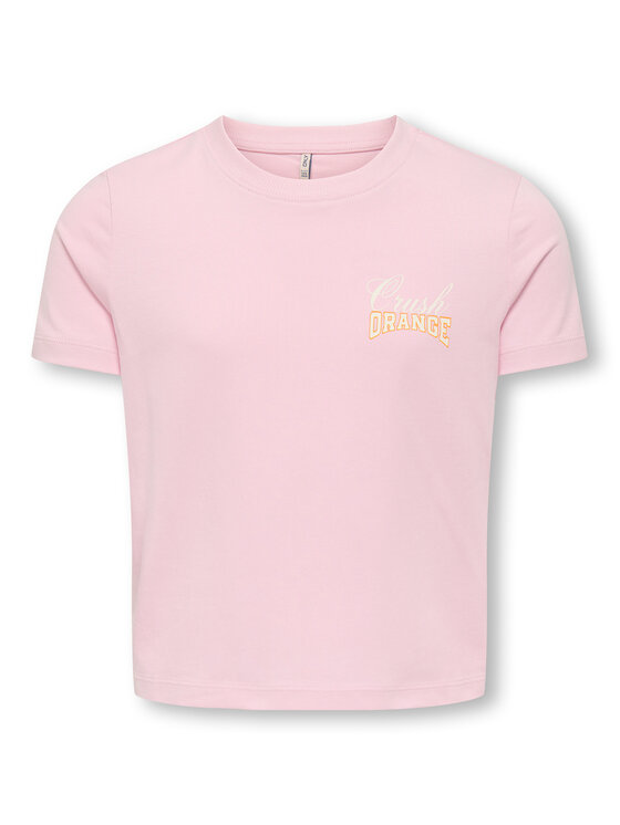 Kids ONLY Kids ONLY T-Shirt Annbel 15354276 Růžová Cropped Fit