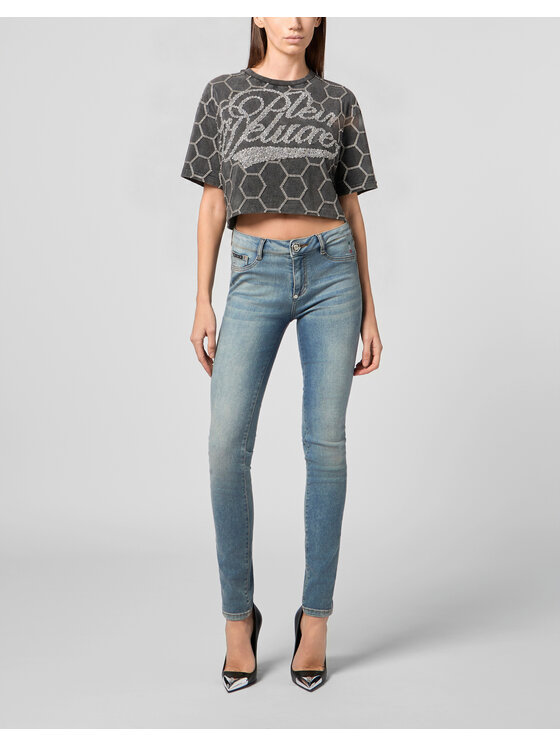 PHILIPP PLEIN PHILIPP PLEIN T-Shirt 26517 Czarny Regular Fit