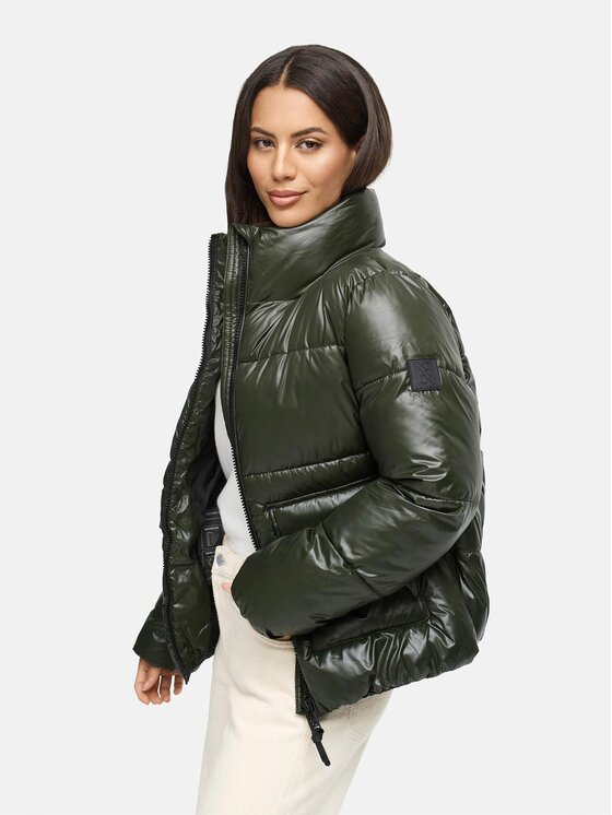 Navahoo Navahoo Kurtka zimowa Eispacht Zielony Regular Fit