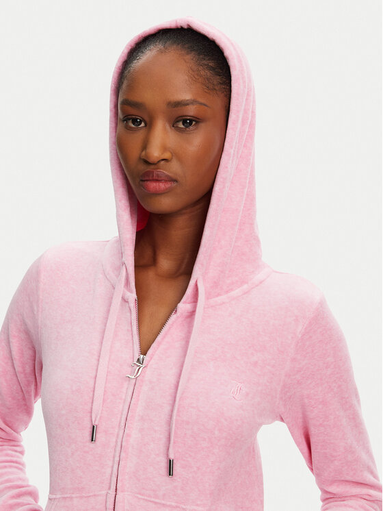 Juicy Couture Juicy Couture Bluza Robertson JCAP176 Różowy Slim Fit