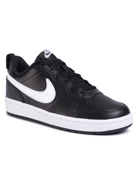 Nike Nike Snīkeri Court Borough Low 2 (GS) BQ5448 002 Melns