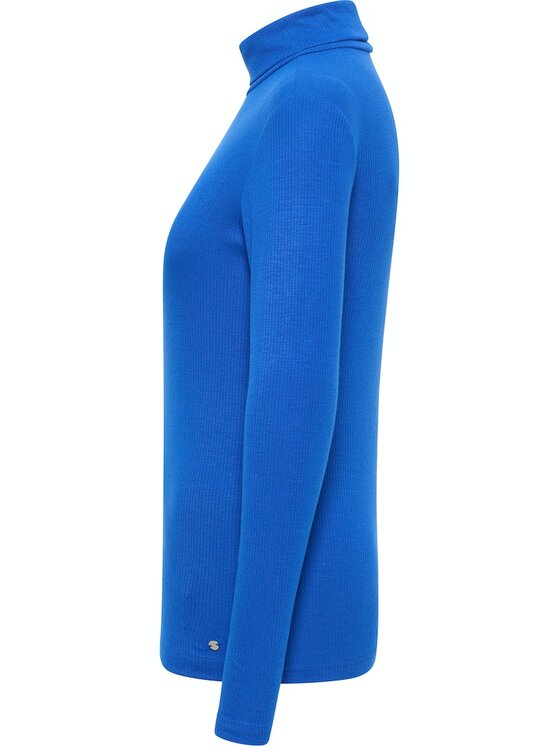Mustang Mustang Bluzka Style Anne Niebieski Slim Fit