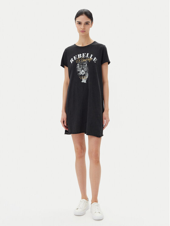 ONLY ONLY Vsakodnevna obleka Lucy 15232549 Črna Regular Fit