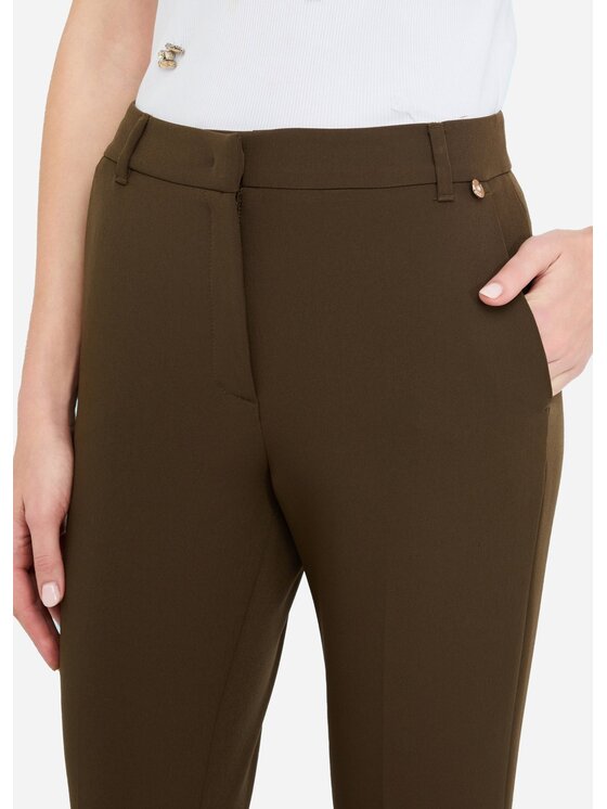 Liu Jo Liu Jo Pantaloni di tessuto CF5419T2200X070A Verde Regular Fit