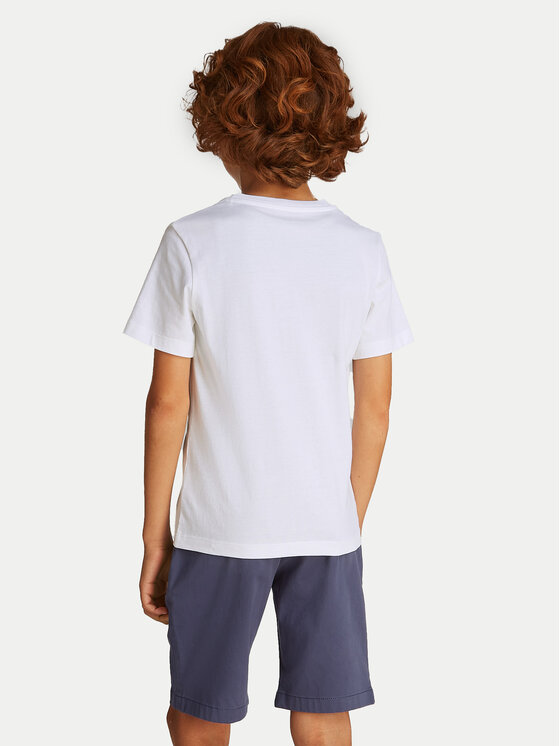 Calvin Klein Jeans Calvin Klein Jeans Tricou Good Level IB0IB02456 Alb Regular Fit
