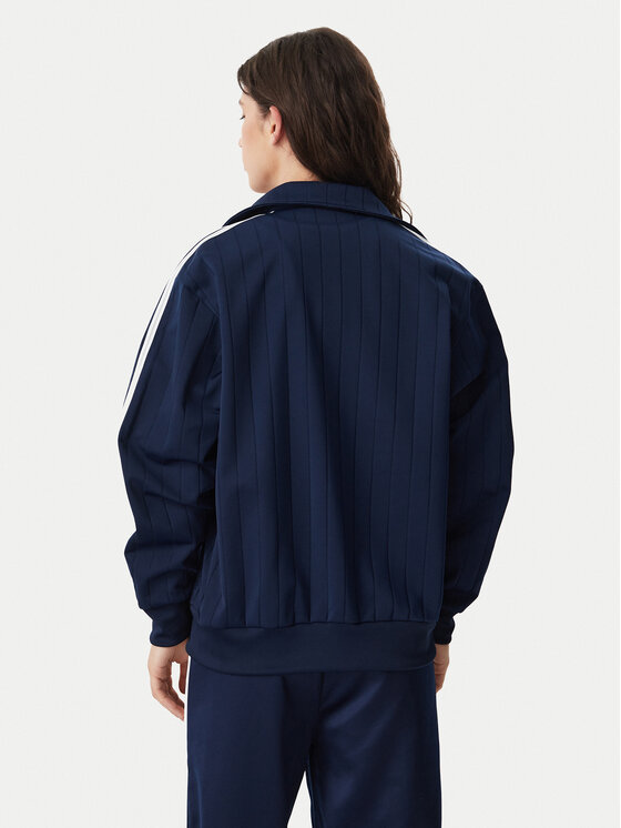 adidas adidas Felpa Pinstripe Firebrid Loose Tracktop KS9983 Blu scuro Regular Fit
