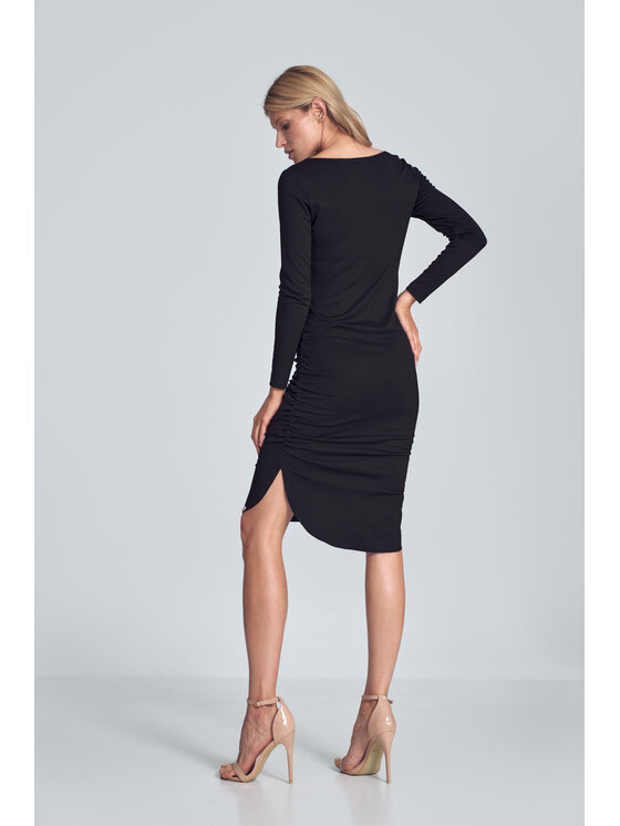 FIGL FIGLFIGL Vestito M714 Nero Slim Fit