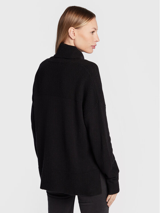 Liu Jo Liu Jo Rollkragenpullover WF2265 MA72L Schwarz Regular Fit