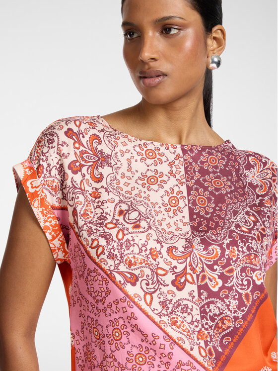 Elena Mirò Elena Mirò Blusa 2006P000226N001 Arancione Regular Fit