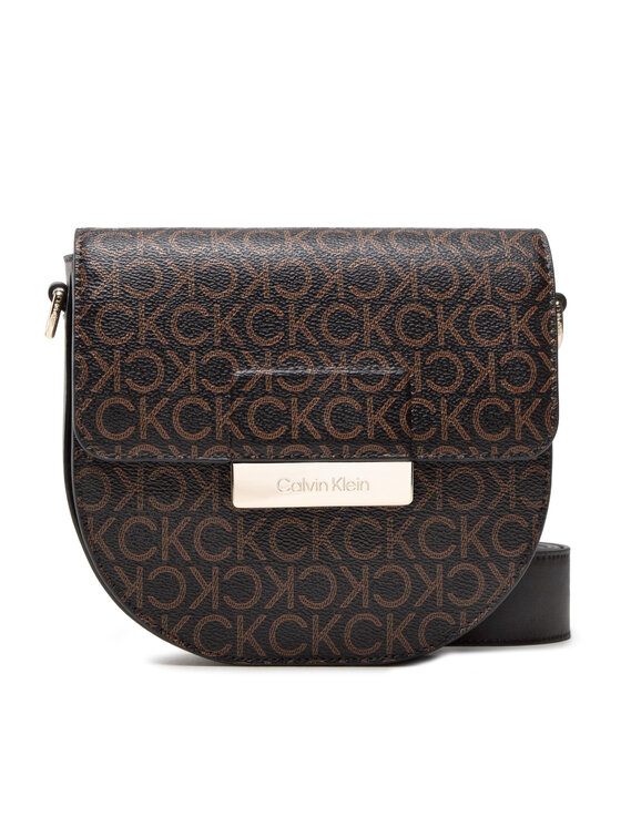 Calvin Klein Geantă Ck Core Saddle Bag Sm Mono K60K609415 Maro Bag imagine noua