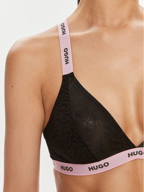 HUGO Hugo Bralette krūšturis Sporty 50508511 Melns