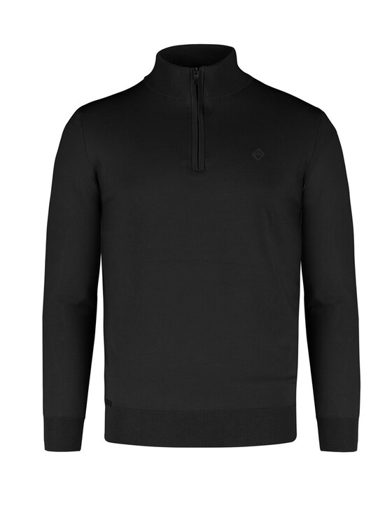 Volcano Volcano Sweter S-SAM Czarny Regular Fit