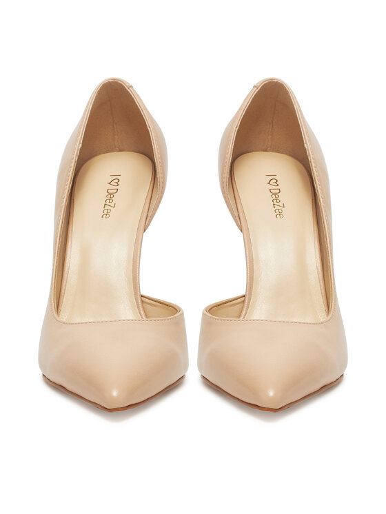 DeeZee Szpilki DZ-09 Beżowy | Modivo.pl