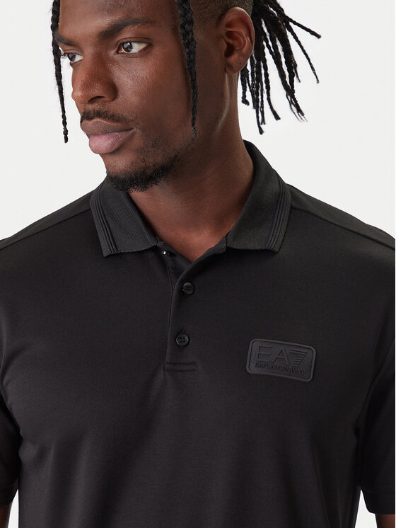 EA7 Emporio Armani EA7 Emporio Armani Polokošeľa 7M001359 AF13862 UC001 Čierna Slim Fit
