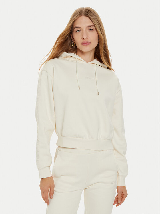 Guess Guess Μπλούζα V4BQ00 KC5O0 Μπεζ Regular Fit