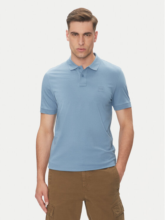 BOSS BOSS Polokošile Passenger 50507803 Modrá Slim Fit