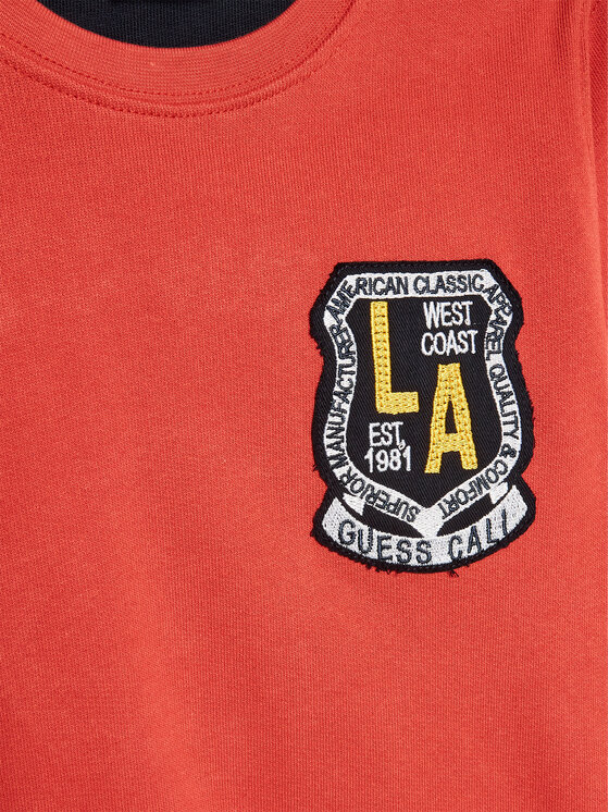 Guess Guess Sweatshirt L3RQ01 KBLB0 Rot Regular Fit