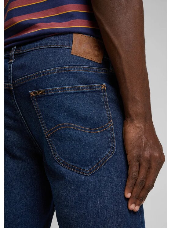Lee Lee Jeansy DAREN ZIP FLY Niebieski Regular Fit
