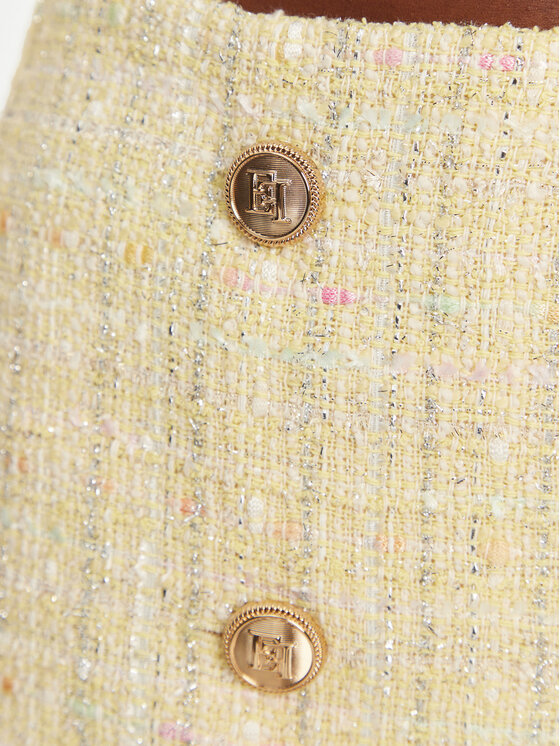 Elisabetta Franchi Elisabetta Franchi Minigonna GO-116-52E2-V420 Giallo Regular Fit