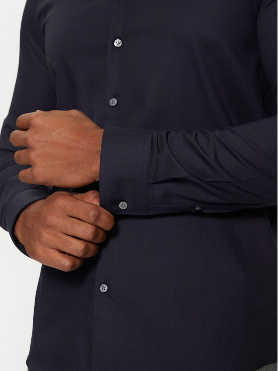 Calvin Klein Calvin Klein Koszula K10K108426 Granatowy Slim Fit