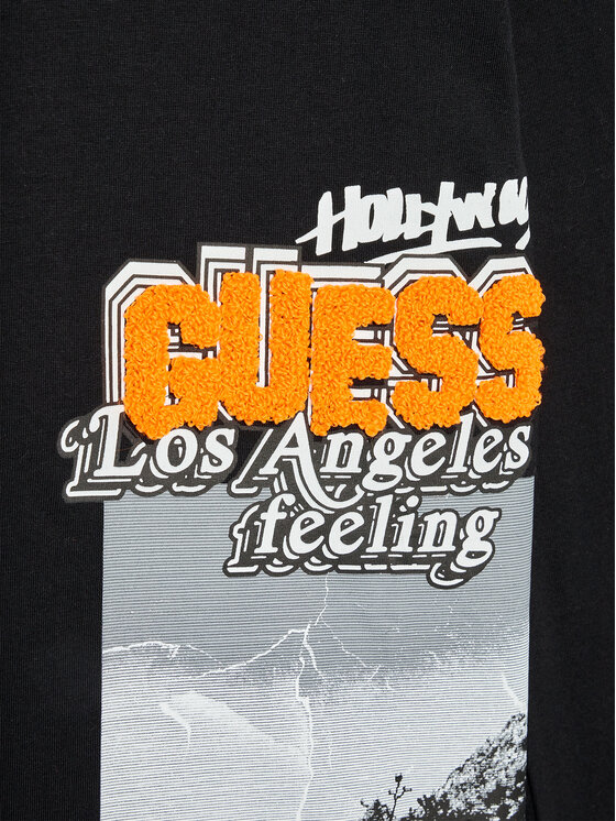 Guess Guess Majica L3BI19 I3Z14 Crna Regular Fit