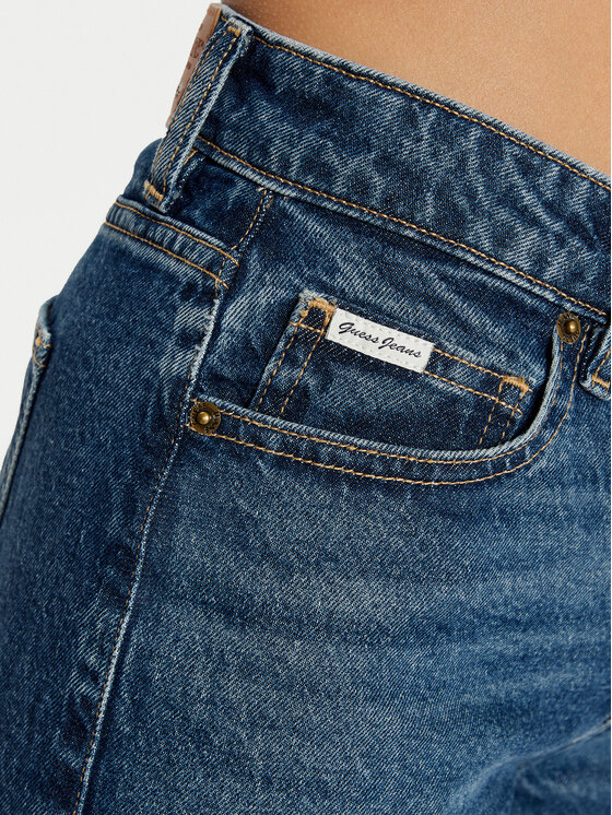 Guess Jeans Guess Jeans Jeansy W5RA0Y D5M42 Granatowy Regular Fit