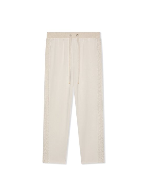 Fiorella Rubino Fiorella Rubino Pantaloni di tessuto P886L002548N002 Bianco Regular Fit