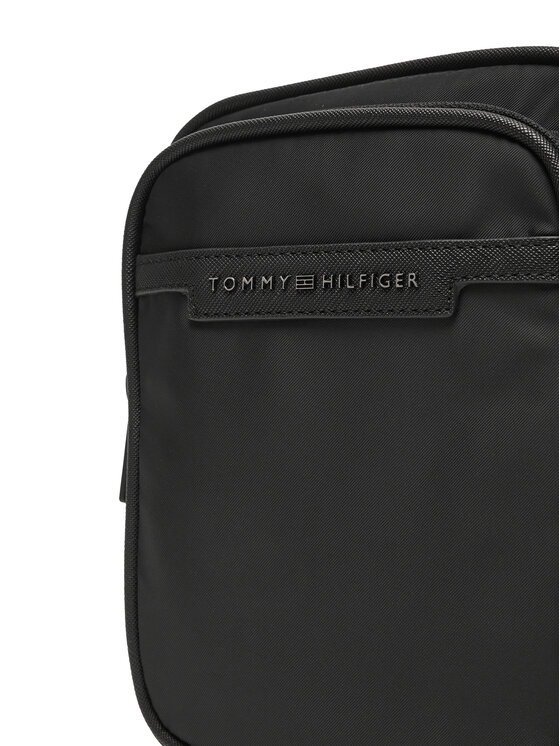 Tommy Hilfiger Tommy Hilfiger Maža rankinė Th Repreve Mini Reporter AM0AM13465 Juoda