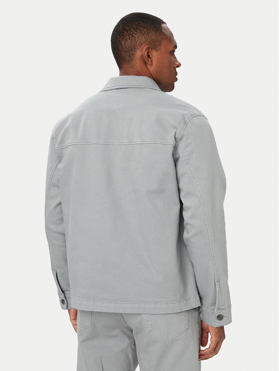 BOSS BOSS cămașă de blugi Laredo-3 50566354 Gri deschis Regular Fit