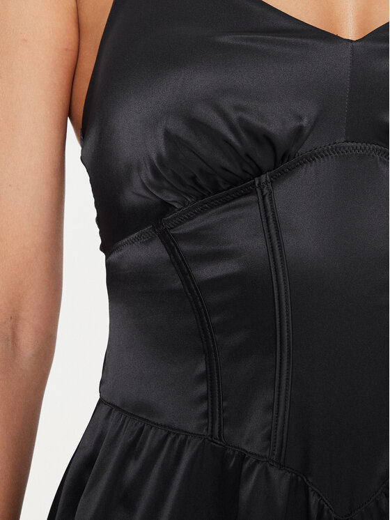 Dorina Dorina Pižama D001351SW004 Juoda Regular Fit