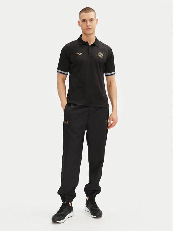 EA7 Emporio Armani EA7 Emporio Armani Polokošile 7M000257 AF13537 UC001 Černá Regular Fit