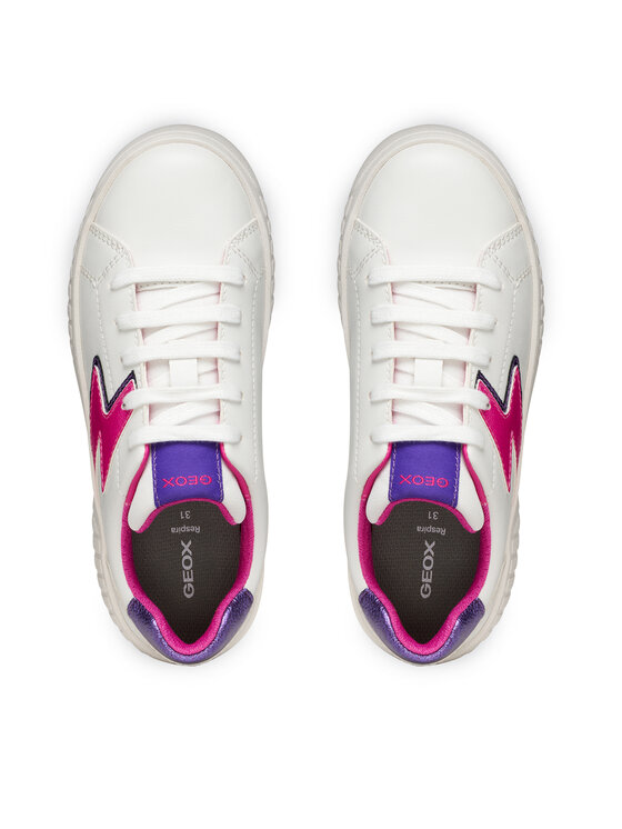 Geox Geox Сникърси J Mikiroshi J45DVA 054AJ C0563 D Бял