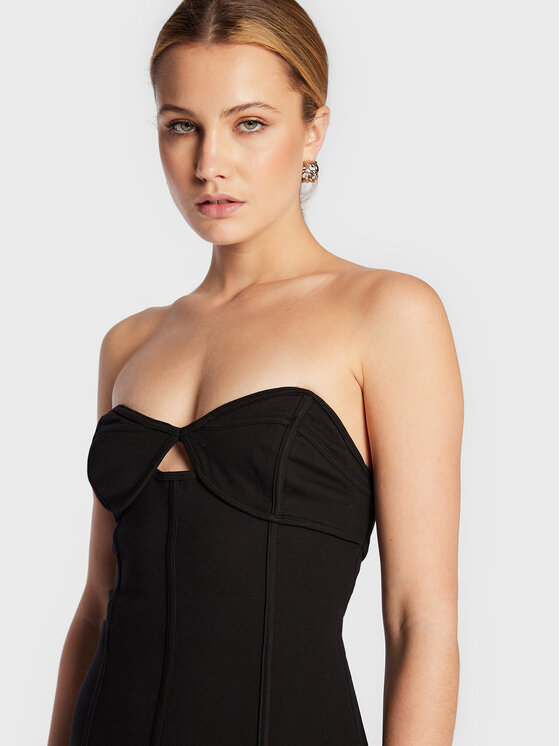 Remain Remain Coctailkleid Unaris RM1519 Schwarz Slim Fit