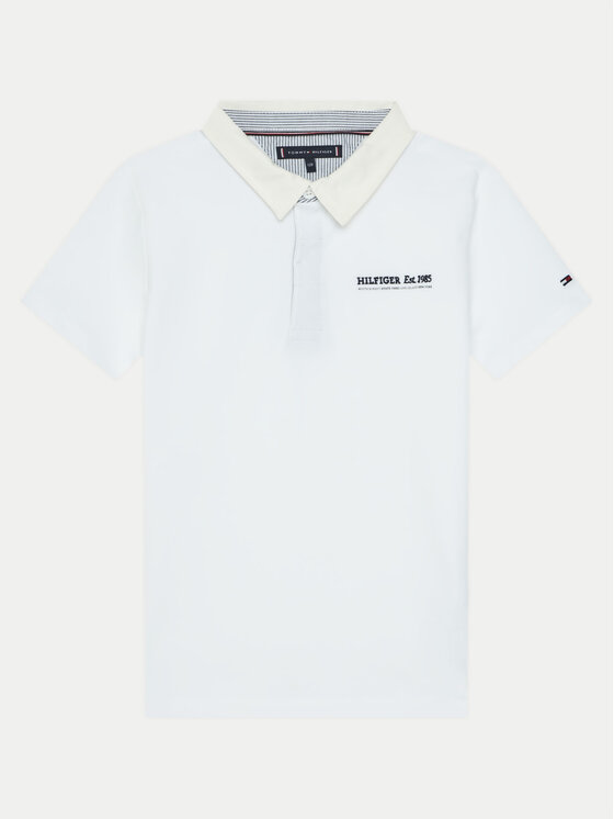 Gyerek Pólóing Tommy Hilfiger, Méret: 8, Fehér, KB0KB09332